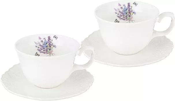 Чайный набор Lefard Прованс Ажур на 2 персоны 250мл