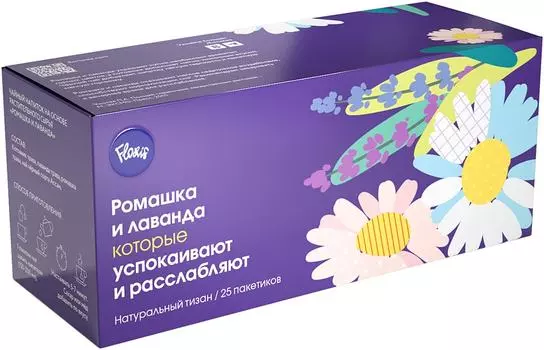 Чайный напиток Floris Ромашка и лаванда 37г