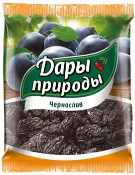 Чернослив Дары природы сушеный 150г. Доставим до двери!