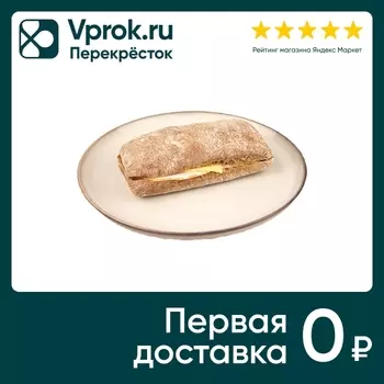 Чиабатта Шеф Перекресток с беконом сыром и чесноком 160г