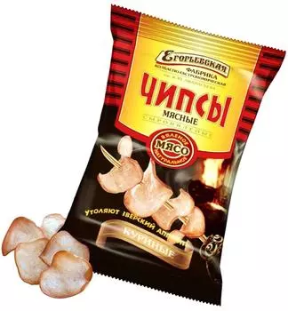 Чипсы Егорьевская мясные куриные 30г. Доставим до двери!