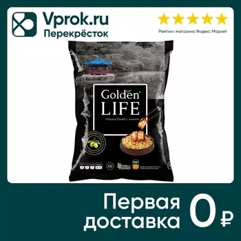 Чипсы Golden Life Лапша Рамен с кимчи 90гс доставкой!
