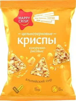 Чипсы Happy Crisp Альпийский сыр 50г