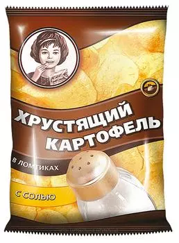 Чипсы Хрустящий Картофель с солью 160г. Закажите онлайн!