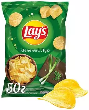 Чипсы Lays Зеленый Лук 50г