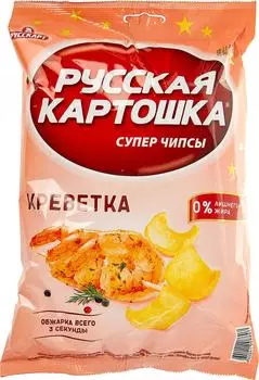 Чипсы Русская картошка Креветка 80г. Доставим до двери!