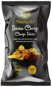 Чипсы Snackgold со вкусом Чоризо Иберико 125г