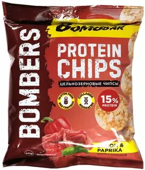 Чипсы Snaq Fabriq цельнозерновые бекон и паприка 50г