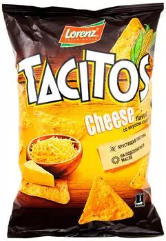 Чипсы Tacitos кукурузные со вкусом сыра 125г