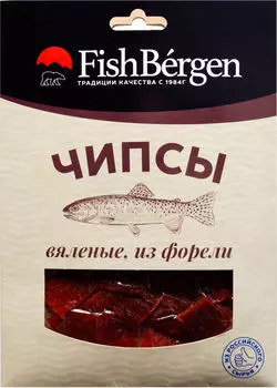 Чипсы вяленые из форели FishBergen 40г