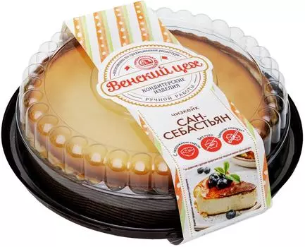 Чизкейк Венский Цех Сан-Себастьян 430г. Закажите онлайн!