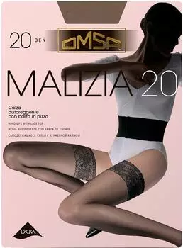 Чулки Omsa Malizia 20 Daino Бежевые Размер 4с доставкой!