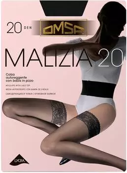 Чулки Omsa Malizia 20 Nero Черные Размер 3с доставкой!