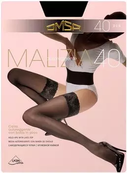 Чулки Omsa Malizia 40 Nero Черные Размер 4с доставкой!