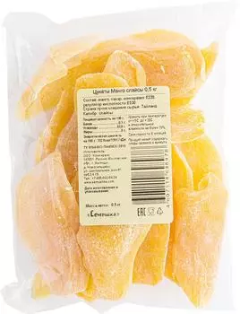 Цукаты Семушка манго слайсы 500г