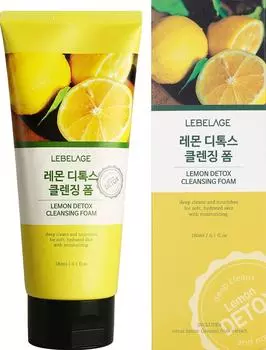 Детокс-пенка для умывания Lebelage с лимоном 180мл