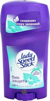 Дезодорант-антиперспирант Lady Speed Stick Био защита 45мл