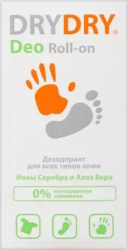 Дезодорант Dry Dry Deo Roll-on с Ионами серебра и Алоэ вера 50мл