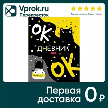 Дневник Hatber Кот-антидепресант 1-11 класс 40л А5