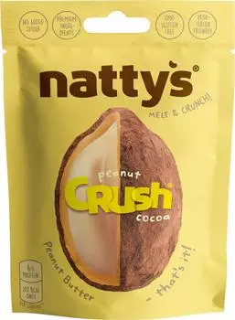 Драже Nattys Peanut c арахисом в арахисовой пасте и какао 35г