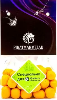 Драже Pirat Marmelad Томат Маршмелоу в белом шоколаде со вкусом апельсина 200г
