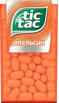 Драже Tic-Tac 100 Апельсин 49г - Vprok.ru Перекрёсток