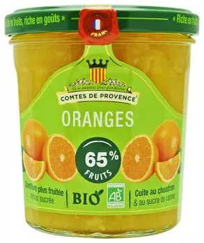Джем Les Comtes de Provence Organic Апельсин 350г