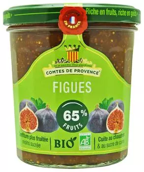 Джем Les Comtes de Provence Organic Инжир 350г