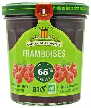 Джем Les Comtes de Provence Organic Малина 350г