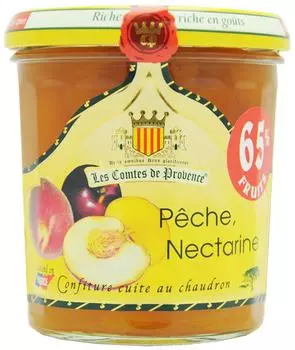 Джем Les Comtes de Provence Персик и Нектарин 340г