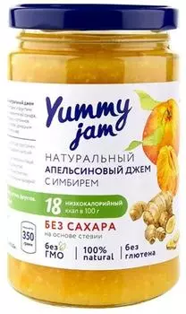 Джем Yummy Jam Апельсиновый с имбирем без сахара 350г