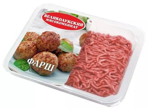 Фарш Великолукский МК говяжий 400г