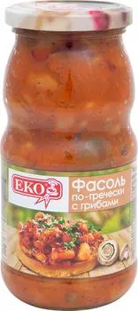 Фасоль Eko По-гречески с грибами 510г. Закажите онлайн!