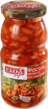 Фасоль Eko По-сербски печеная 510г. Доставим до двери!