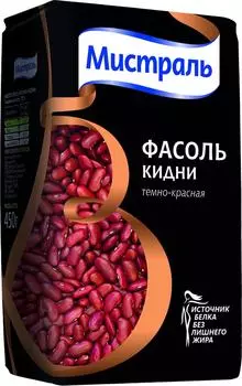 Фасоль Мистраль Кидни темно-красная 450гс доставкой!