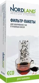 Фильтр-пакеты Nordland для заваривания чая 80шт