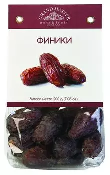 Финики Grand Master 200г - Vprok.ru Перекрёсток