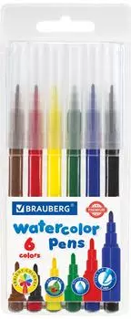 Фломастеры Brauberg Premium Классические 6 цветов