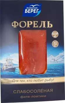 Форель Балтийский Берег Филе-ломтики слабосоленая 100г