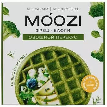 Фреш-вафли Moozi Овощной перекус 100г. Закажите онлайн!