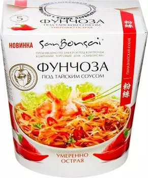 Фунчоза SanBonsai под тайским соусом 120г