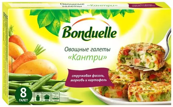 Галеты овощные Bonduelle Кантри 300г