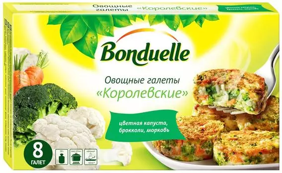 Галеты овощные Bonduelle Королевские 300г