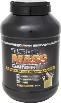 Гейнер IronMan Turbo Mass Gainer Ваниль 2.8кг