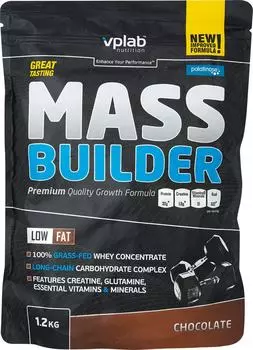 Гейнер Vplab Mass Builder Шоколад 1.2кг