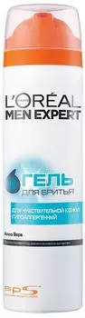 Гель для бритья Loreal Paris Men Expert Алоэ Вера 200мл
