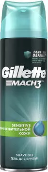 Гель для бритья Mach3 Complete Defense Гипоаллергенный Gillette 200мл