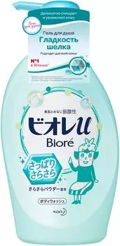 Гель для душа Biore Гладкость шелка 480мл