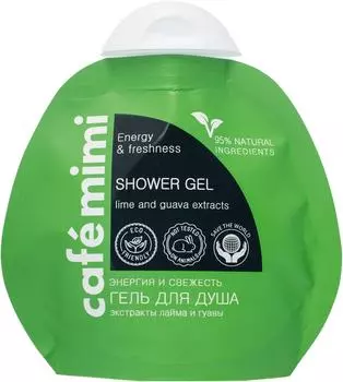 Гель для душа Cafe Mimi Энергия и Свежесть 100мл