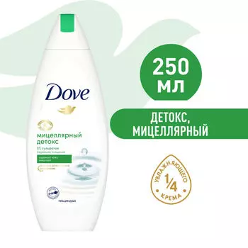 Гель для душа Dove Мицеллярный Детокс-уход 250мл